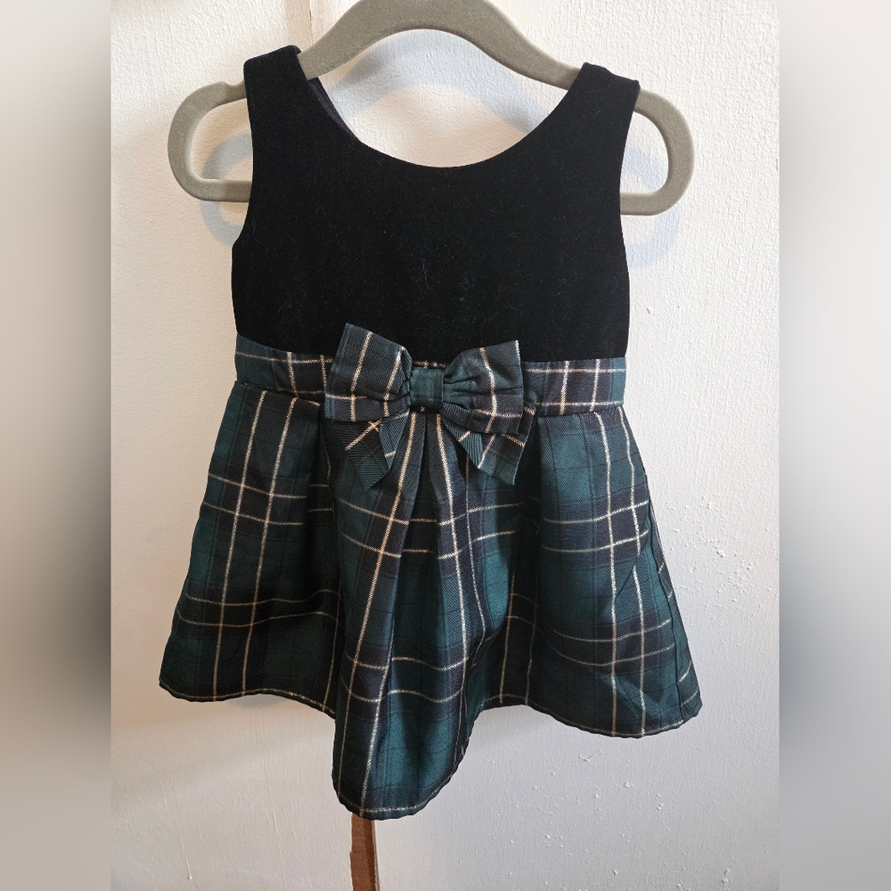 The Children's Place Black Velvet Dress